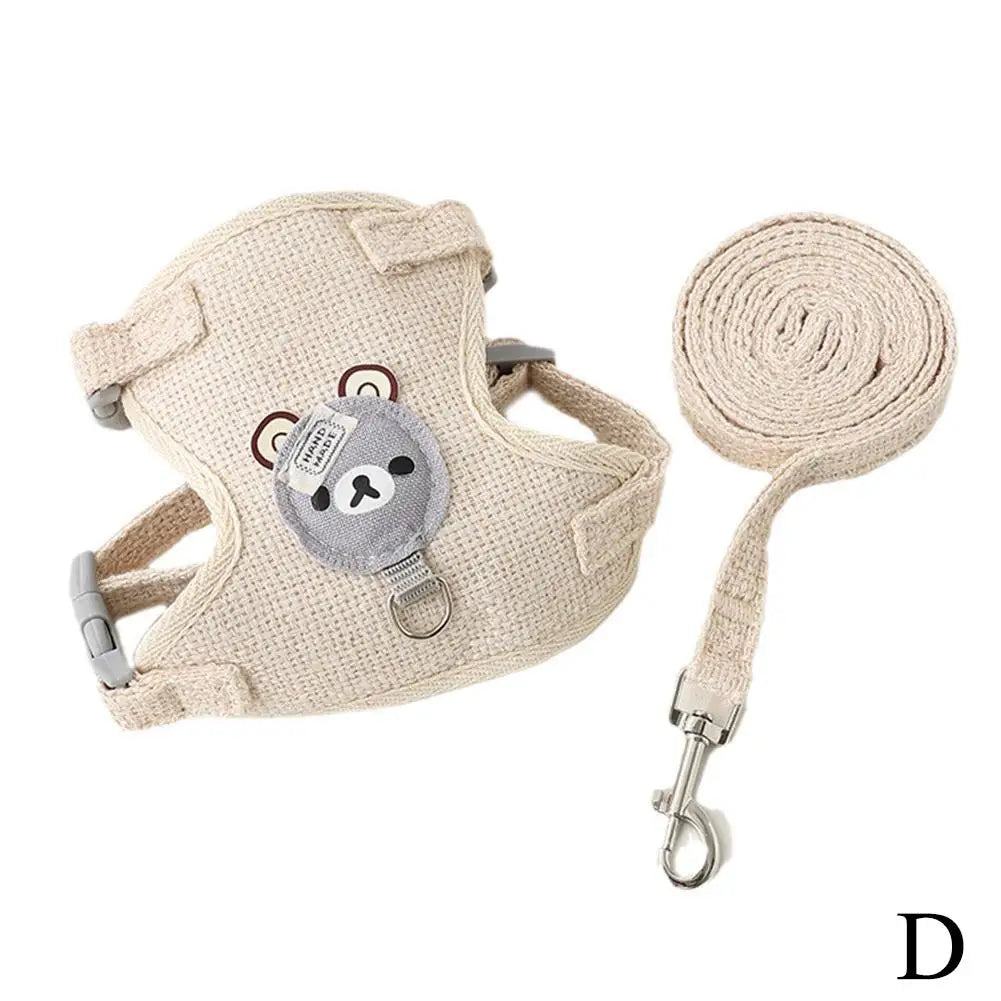 Undershirt Style Pet Leash Adjustable Cat Dog Harness Breathable Leash, Convenient Pet Vest For Small Dog Cat Supplies