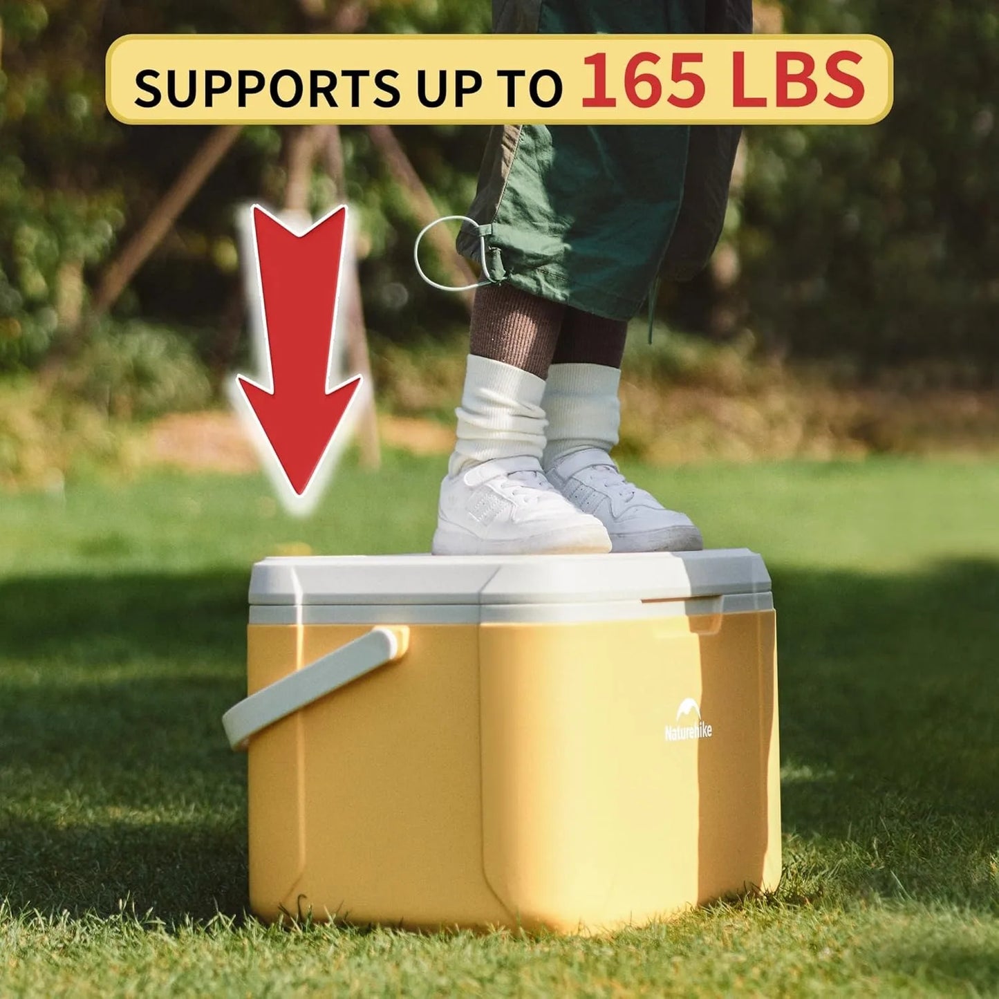 18L Cooler Box Portable Insulated Ice Chest Box Outdoor Picnic Food Cold Preservation Box Fishing Barbecue