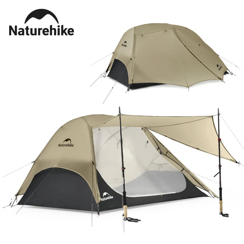 Star River UL Camping Tent 2 People Tent 15D Nylon Ultralight Hiking Double Layer Backpacking Travel Tent 3 Seasons