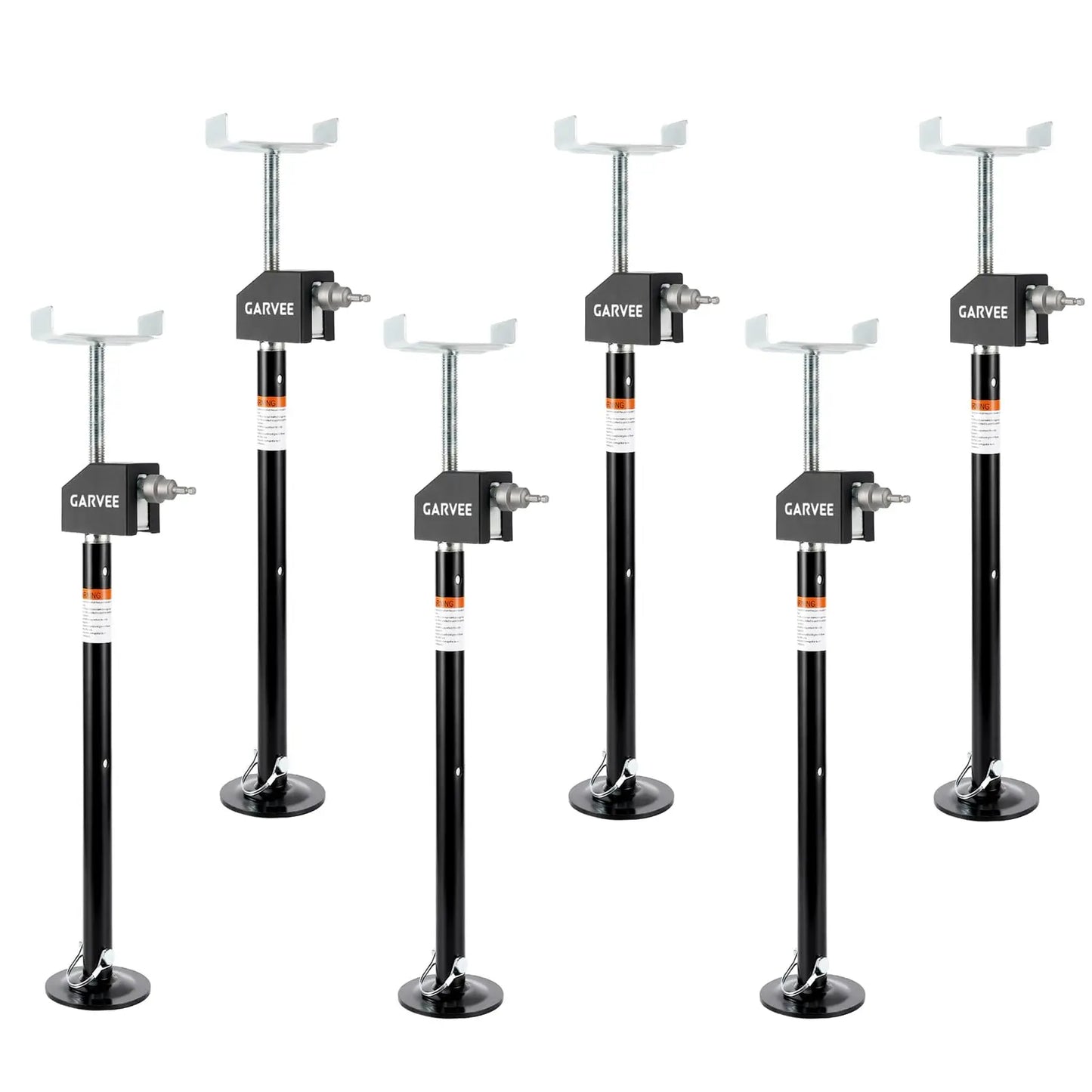 RV Slide Out Stabilizer Jacks Heavy Duty 5000 LB Adjustable 21-34in Quick Lift Drill Crank Support Travel Trailer RV Camper Stand