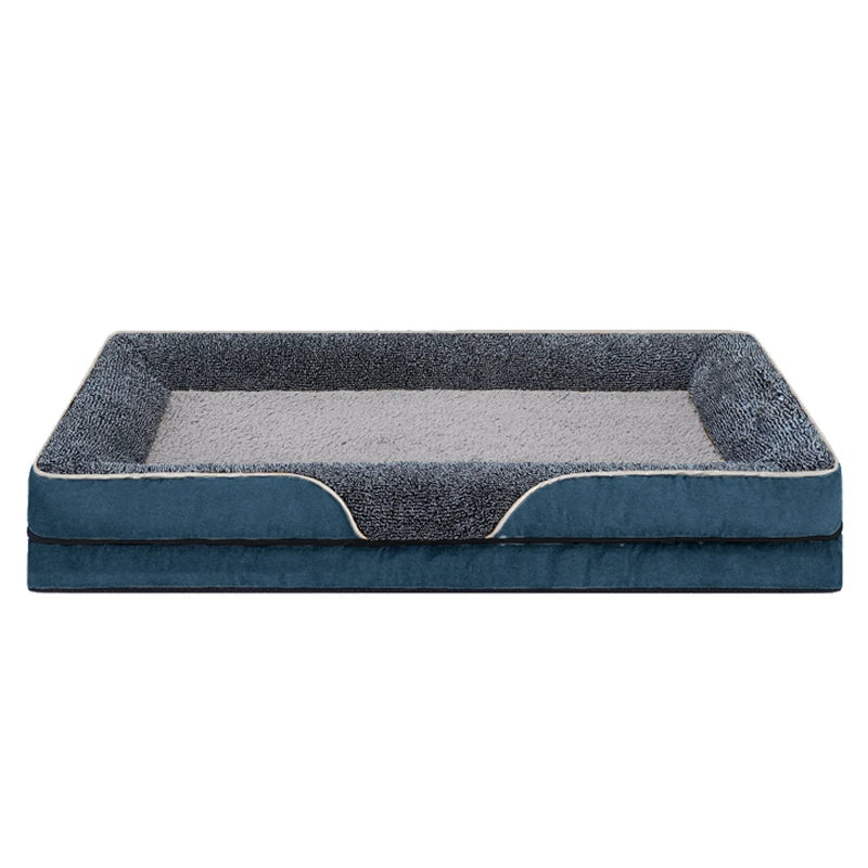 An Oversized Dog Bed Removable Washable for All Seasons, Pet Bed Sofa, Comfortable and Soft Cat Sofa Bed With Raised Edges