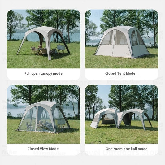 Camping Sun Shelter Upgraded Zipper Design Sunscreen Outdoor Picnic Camping Equipment Dome Canopy Tent Accessories
