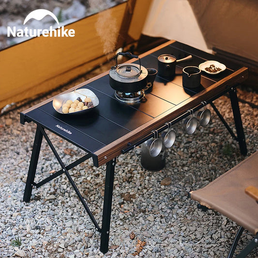 Camping Folding Aluminum Alloy IGT Table Multifunctional Portable BBQ Grill Table Outdoor Picnic Cooking Table