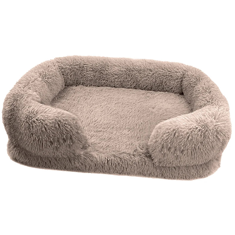 Thickened Orthopedic Dog Bed for Large Dogs - Egg Sponge, Easy to Remove and Wash Plush Cover, Durable Pet Furniture