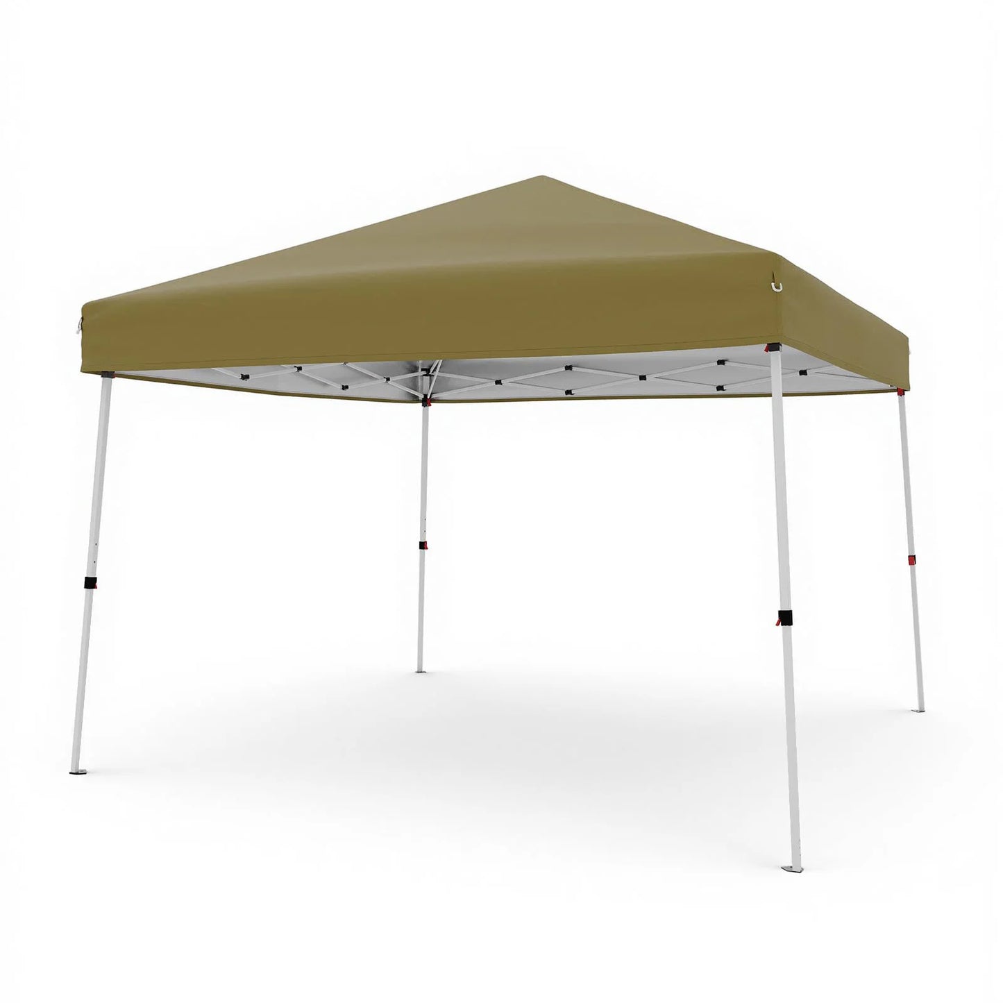 Folding Slanted Canopy Tent 210D Oxford Cloth Cover Iron Tube Portable Patio Umbrella for Trade Shows Event Outdoor Beach Garden