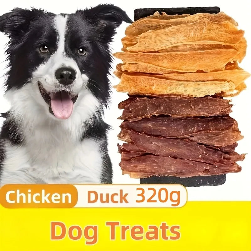 1.76Oz-14.51Oz Duck Meat Dog Food, Suitable for Small Dogs, Medium Pets, And Large Dog Breeds. Natural Dog Food, Made with Dried Duck Meat, Rich in Protein, Easy to Digest, Durable, an Excellent Reward Choice for Training Dog