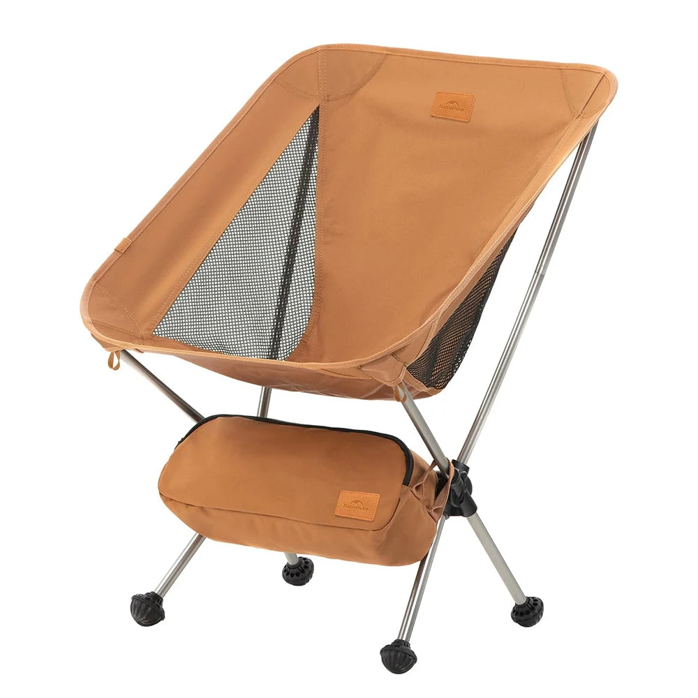 Portable Folding Camping Chair Ultralight Backpacking Chair with Anti-Sinking Feet Folding Hiking Fishing Chair