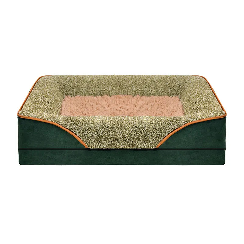 An Oversized Dog Bed Removable Washable for All Seasons, Pet Bed Sofa, Comfortable and Soft Cat Sofa Bed With Raised Edges