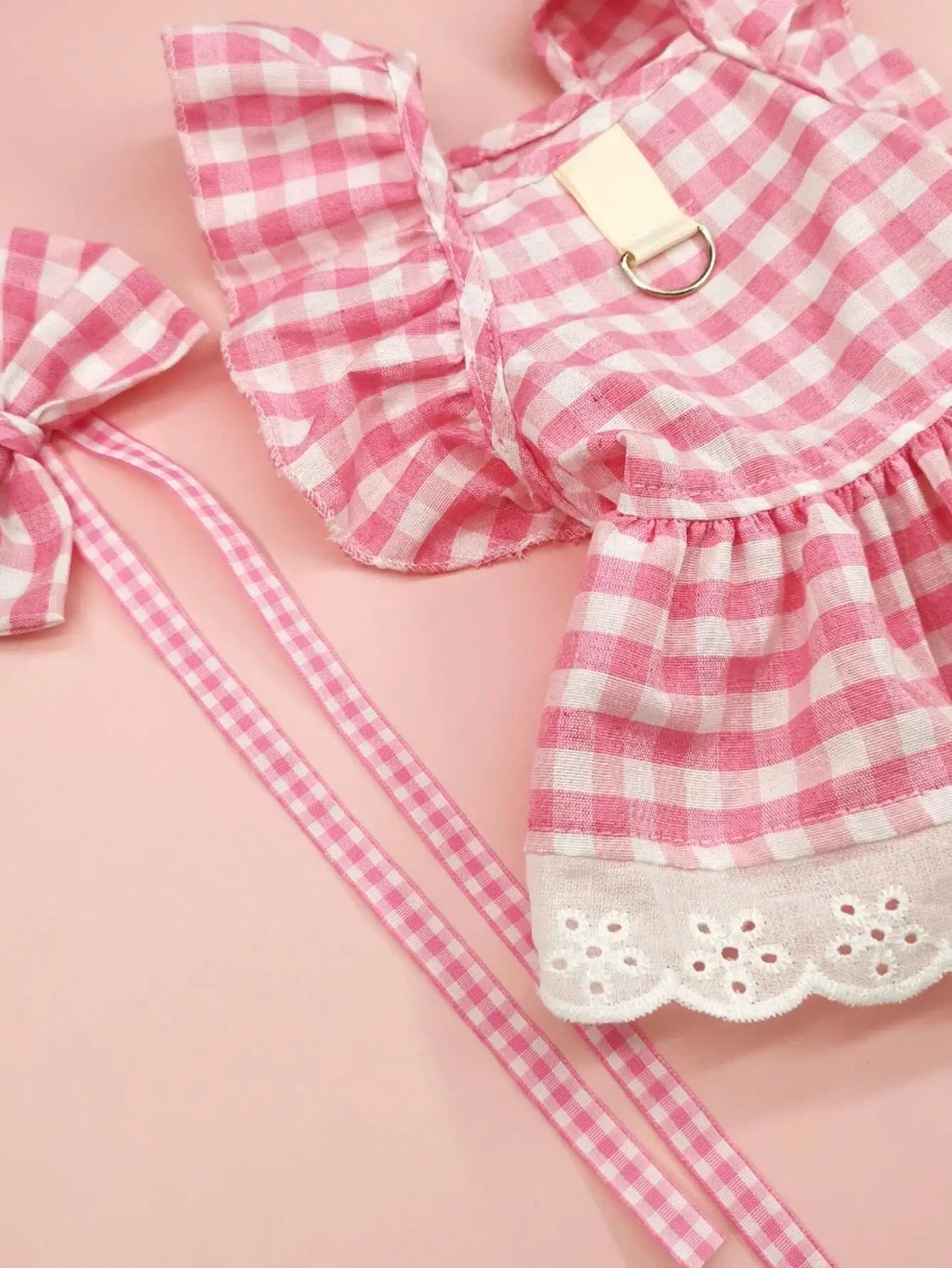 1 Set Ditsy Floral Pet Dress With Bow Tie, Fashionable Pet Clothing, Elastic Tulle Skirt Princess Pet Dress For Dogs & Cats