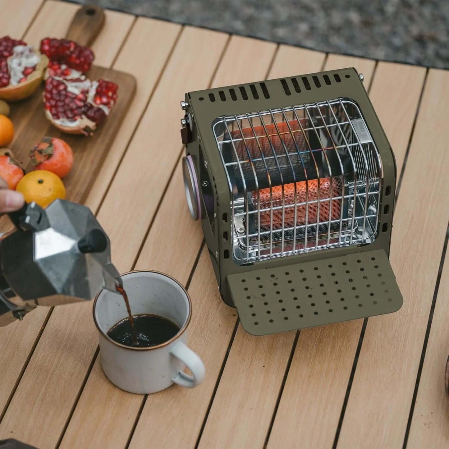 Camp Heater Portable Space Heater for Indoor & Outdoor Use Camping Mini Cassette Heating Stove
