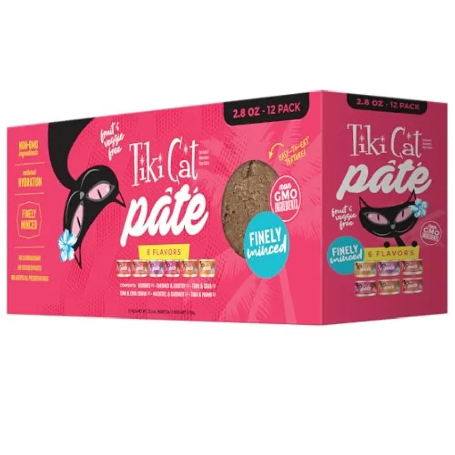 Grill Pâté Wet Cat Food, Variety Pack, 2.8 oz. Cans 12 Count