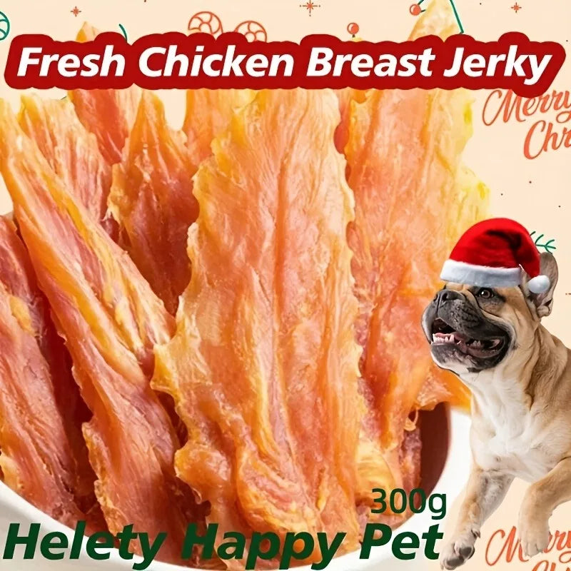 100G/200G/300G/600G Air-Jerky Chicken And Duck Breast Sticks for Dogs - Single Ingredient, Chicken And Duck Jerky Dog Chews - Grain Free, High Protein Snacks!