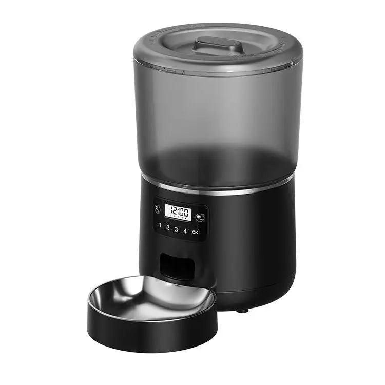 Smart Eco-Friendly Durable Pet Feeder Automatic Dog Cat Food Dispenser with Timer Portion Control & Battery Operated