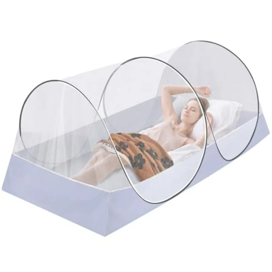 Extra Large Pop Up Mosquito Tent, Portable Foldable Mosquito Net for Bed Camping Travel Patio 78" * 41" * 31"