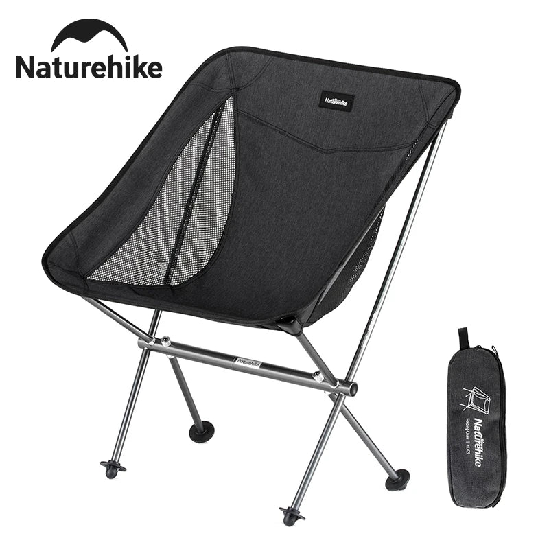 Ultralight Folding Chair L04 150kg Load Capacity for Fishing, Picnic, Outdoor Hiking Moon Chair Portable Relax Chair
