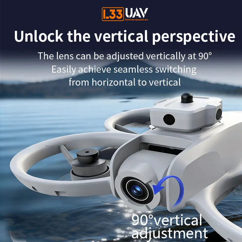 L33 HD Large-Screen Drone, Ultra-long Flight Range, Stable High-Altitude Endurance, Large-Screen Remote, Precise Control
