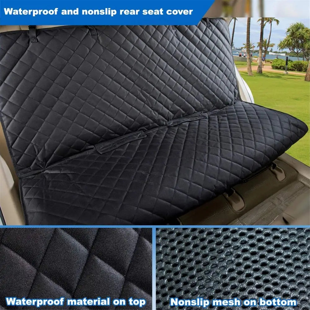 Car Seat Cover Protector - Waterproof, Heavy-Duty, Nonslip Pet Car Seat Cover for Dogs, Universal Size for Cars, Trucks & SUVs