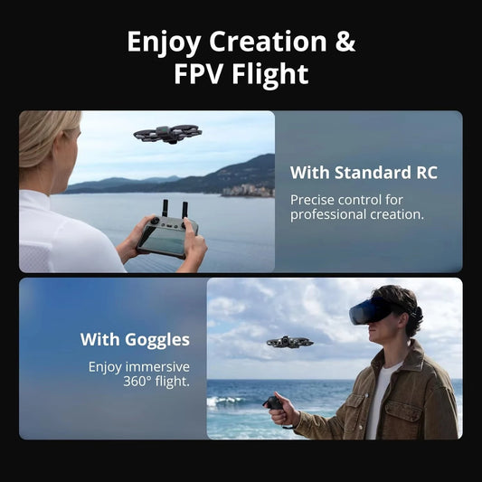Avata 360 360° Panoramic FPV Drone With Camera & Optional Accessories Drones 4K Professional 8K HDR Video 1-Inch Sensor All-Round Obstacle Avoidance