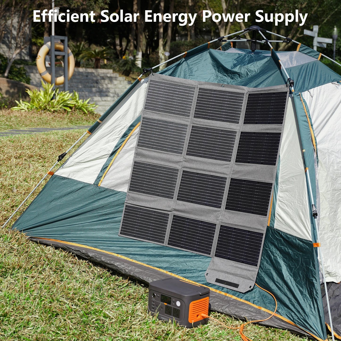120W/80W/40W Foldable Solar Panel USB C/USB A/DC Output Solar Charger For Cell Phone Outdoor Waterproof Power Bank for Camping