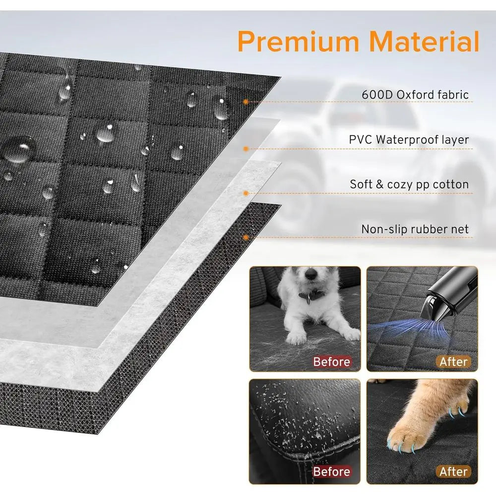 Car Seat Cover Back Seat Compatible with CR-V HR-V HR-V Accessories, Waterproof Non-Slip Pet Bench Backseat Covers 2000-2025 202