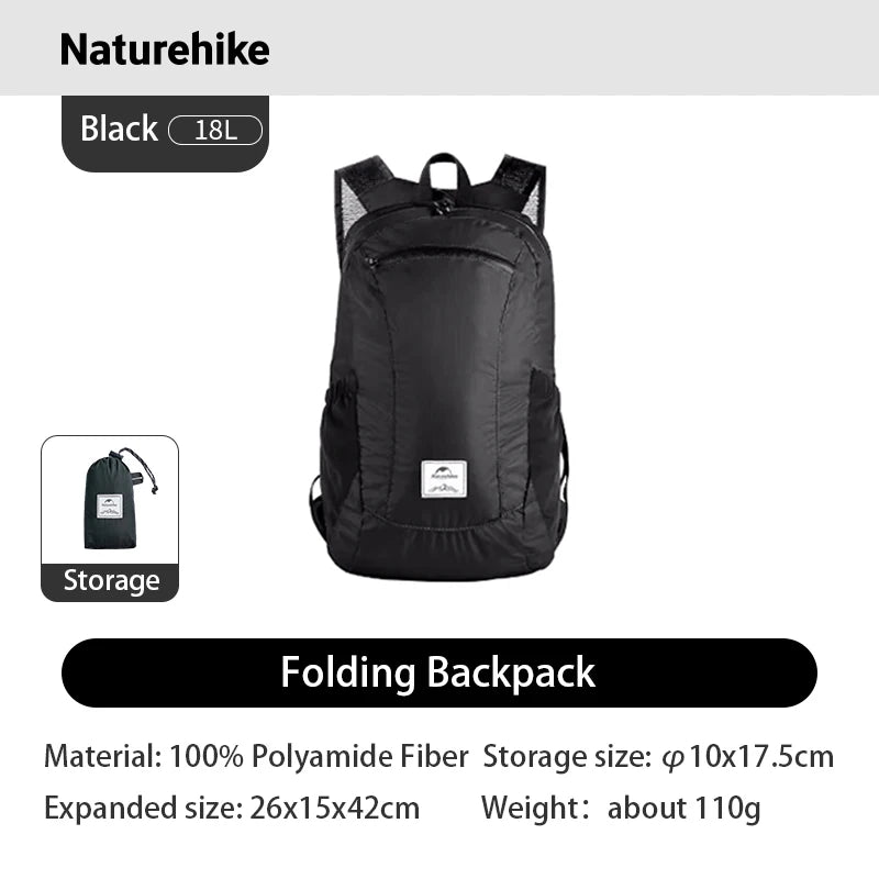 Outdoor Backpack Lightweight 18L for Travel Trekking Running Mountaineering Backpack Durable Hiking Daypack