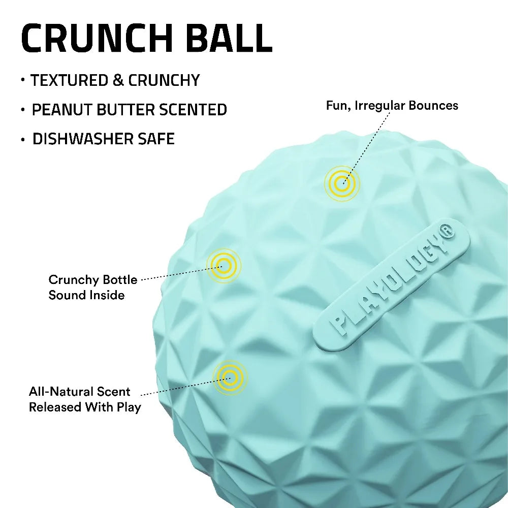 HOT SALE Interactive Dog Toys Crunchy Ball Toy 2-Pack for Dogs FUN PLAY