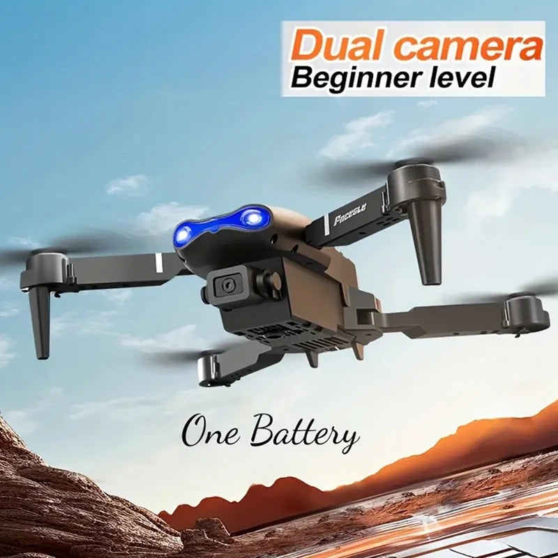 Dual Camera FPV Drone Optical Flow Hover Foldable RC Quadcopter APP Path Flight Beginner Drone Toy