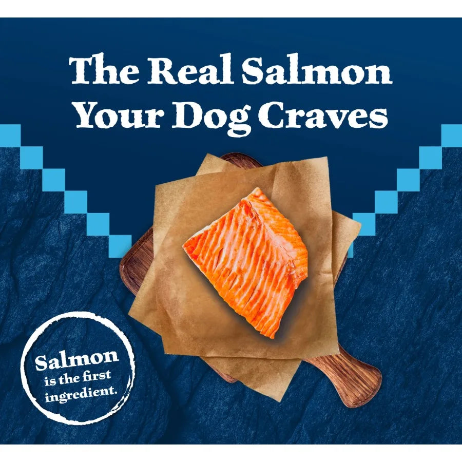 High-Protein Adult Dog Dry Food, Salmon Recipe, 4.5-lb.