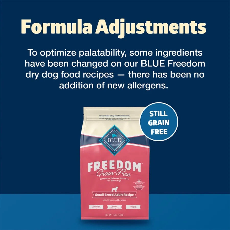 Grain-Free Small Breed Adult Dry Dog Food, Chicken and Potatoes, 4 lbs.