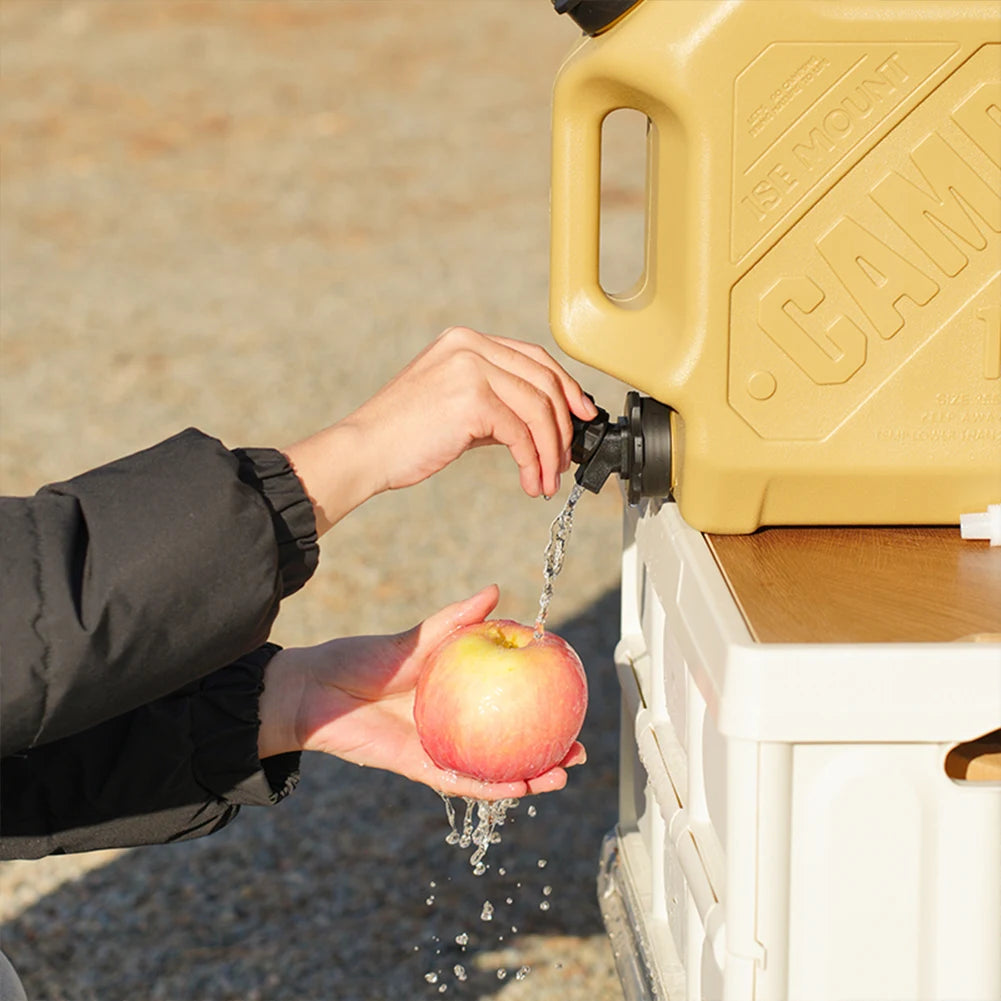 12L Water Storage Container Leak-Proof Portable Water Tank Large Capacity Drinking Water Bucket for Vehicle Car Camping
