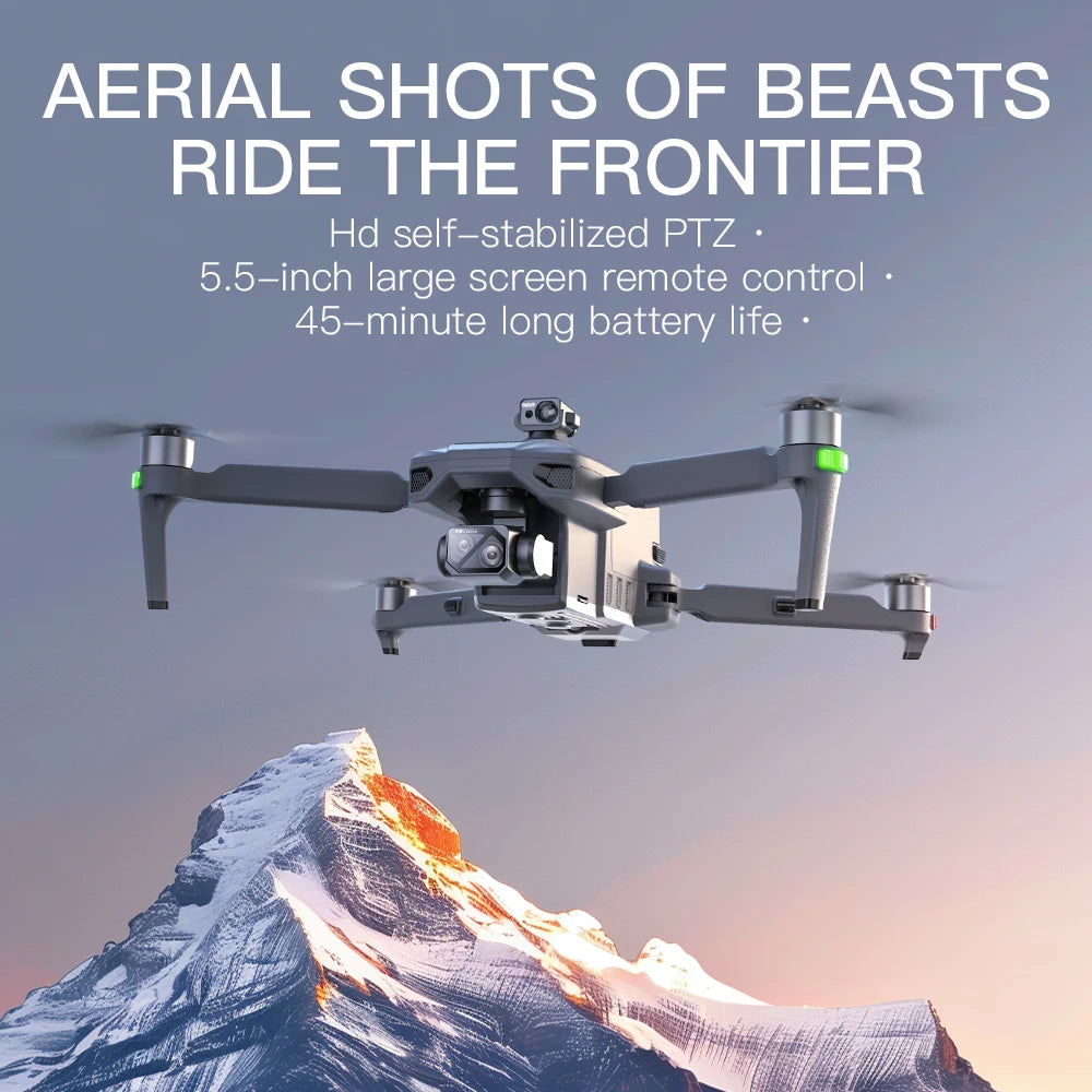 SG909 6KM GPS Drone 4K Professional 3-Axis Gimbal 360 Laser Obstacle Avoidance 4K Camera RC Drone FPV Brushless Quadcopter