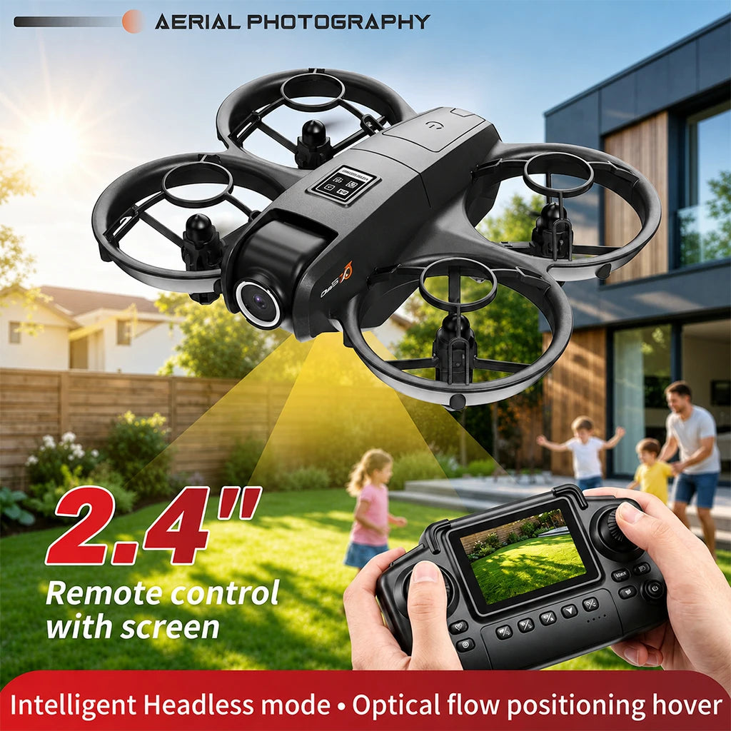 Portable Drone Dual Camera Aerial PLY3 Portable Drone Dual Camera Aerial Photography 2.4 Inch Screen Remote Control WIFI Image Transmissiohotography 2.4 Inch Screen Remote Control WIFI Image Transmission Optical Flow Hove
