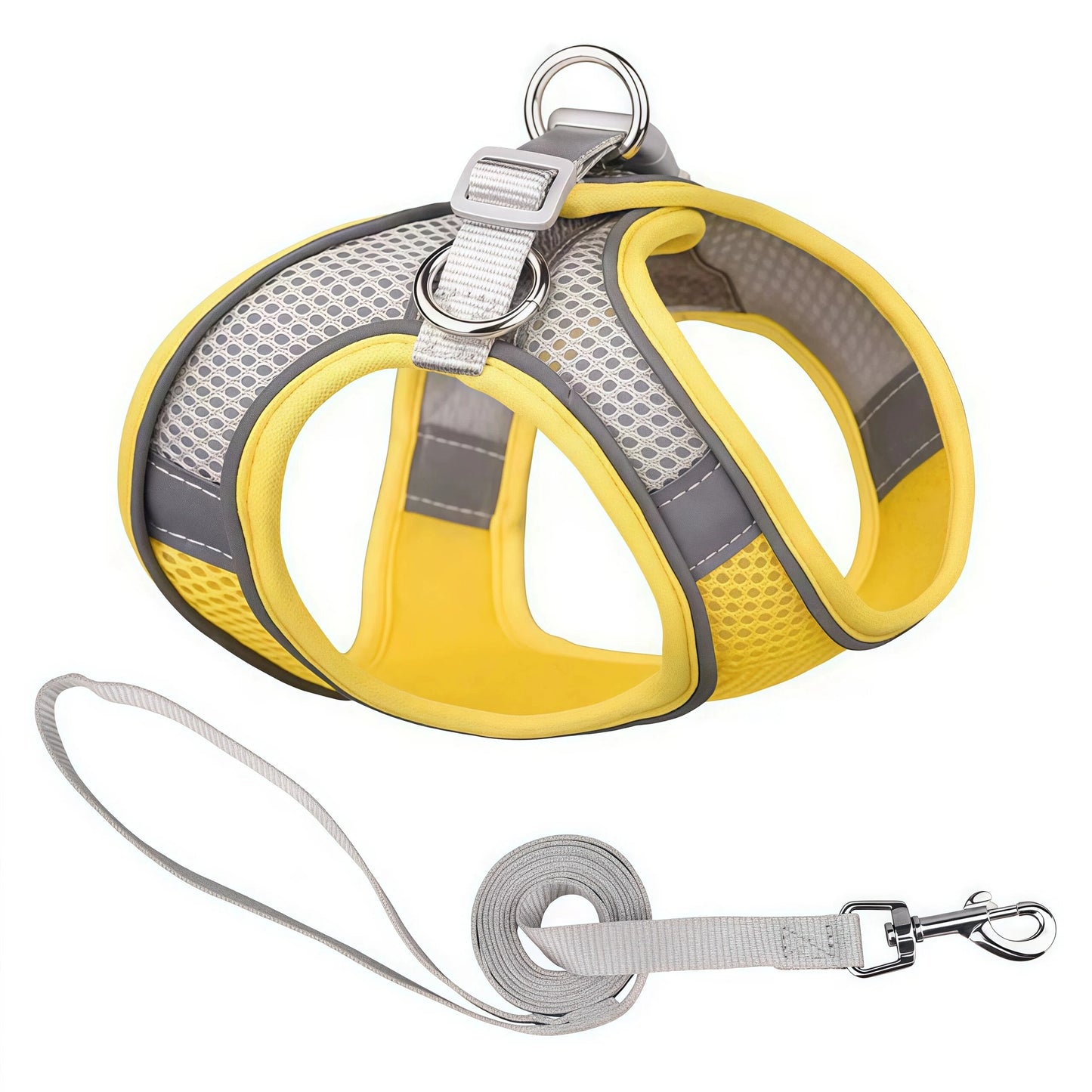 Pet Dog Harness and Leash Set for Small Medium Dog Outdoor Walking Reflective Adjustable Cat Vest Harness Chihuahua Pet Supplies