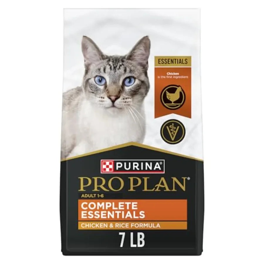 High Protein Cat Food With Probiotics for Cats, Chicken and Rice Formula - 7 lb. Bag
