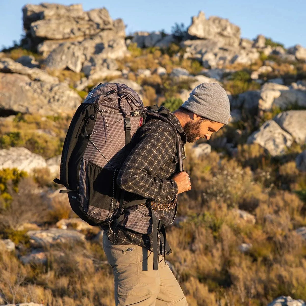 Rock Outdoor Bags 40L 60L Travel Backpacks Large Capacity 60+5L Camping Hiking Packs Hiking Bag With Rain Cover