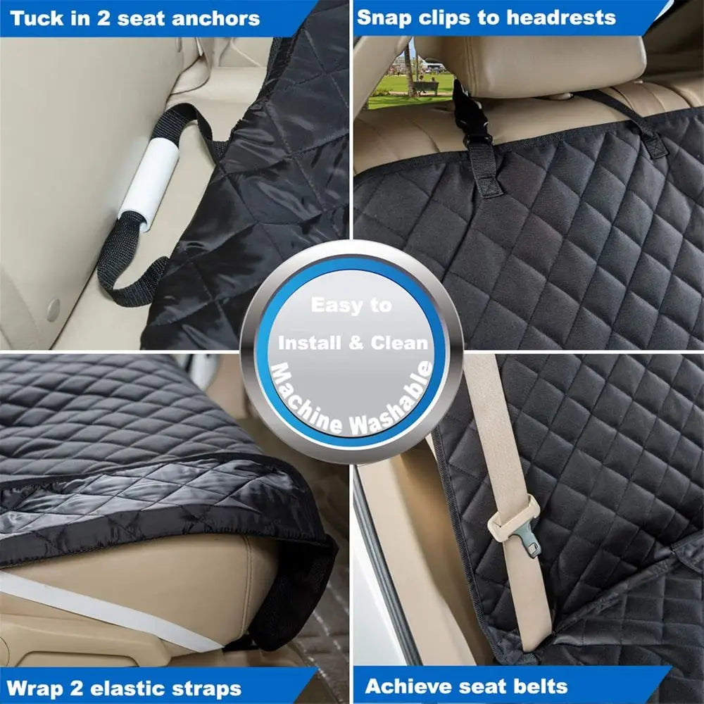 Car Seat Cover Protector - Waterproof, Heavy-Duty, Nonslip Pet Car Seat Cover for Dogs, Universal Size for Cars, Trucks & SUVs