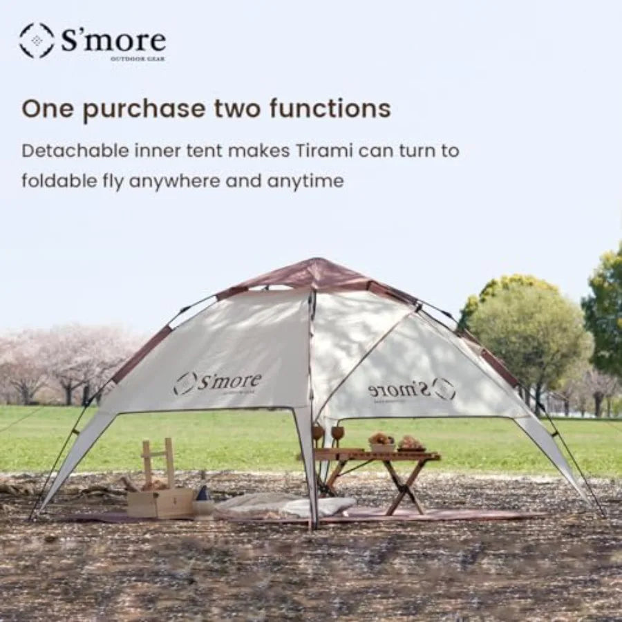 1/2 Person Beach Tent, Lightweight and Easy Set Up Pop up Tent UFP 30+ Quick Portable Sun Shade Shelter for Beach, Picnic, or Backyard