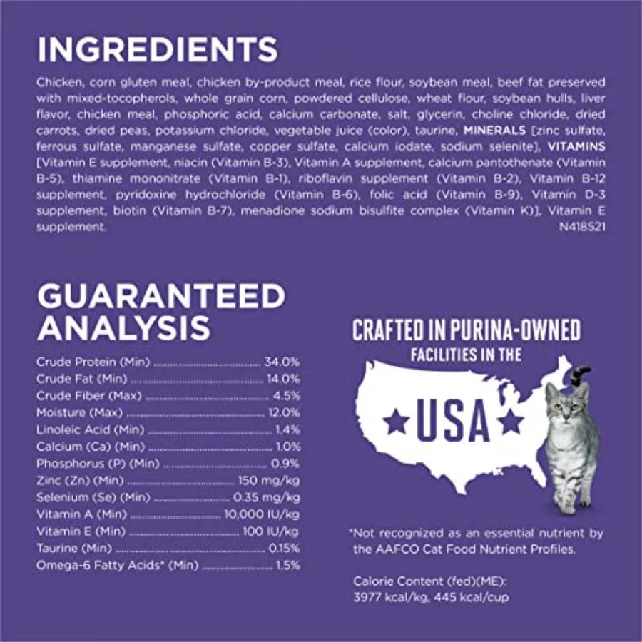 Natural Cat Food for Hairball Control, +PLUS Hairball Formula - 16 lb. Bag