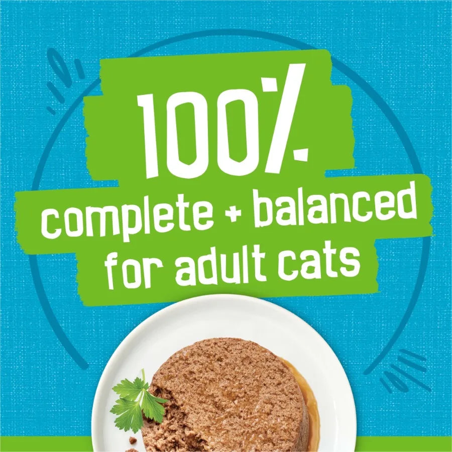 24 Pack Mariner's Catch, Fish Flavor Pate Wet Cat Food, 5.5 oz Can