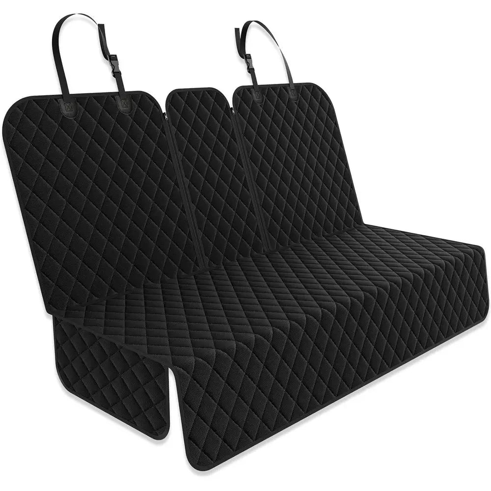 Dog Car Seat Cover or Back Seat, Car Seat Cover 60/40 Split Bench or Family Car, Compact SUV, MPV - Stand 53 Wide