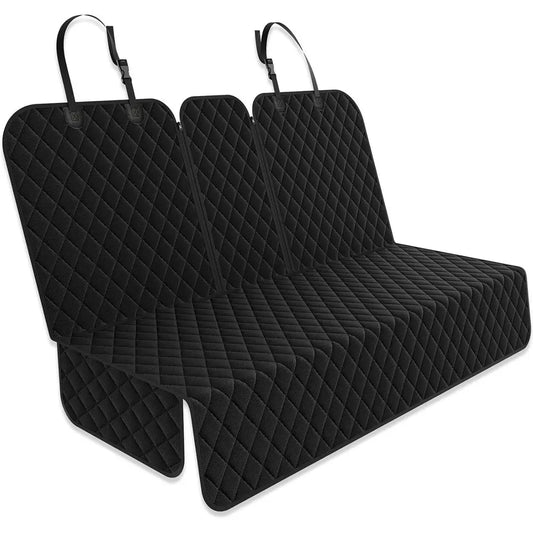 Dog Car Seat Cover or Back Seat, Car Seat Cover 60/40 Split Bench or Family Car, Compact SUV, MPV - Stand 53 Wide