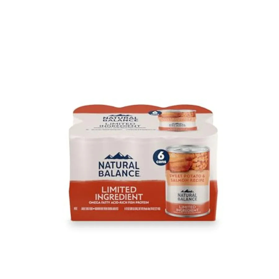 Limited Ingredient Grain-Free Wet Canned Dog Food - Rich Animal Protein Source - Balanced Nutrition - Soy-Free,