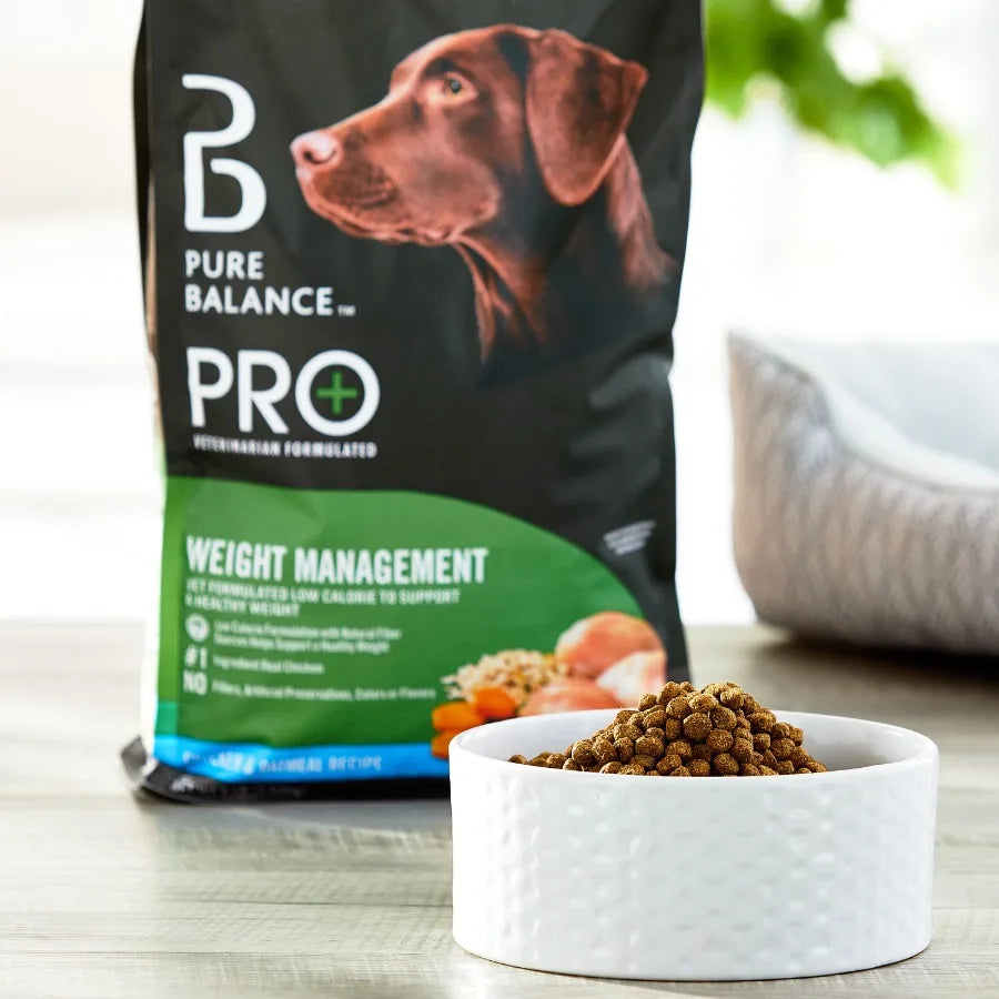 Pro+ Weight Management Chicken and Oatmeal Recipe Dry Dog Food, 8 lbs