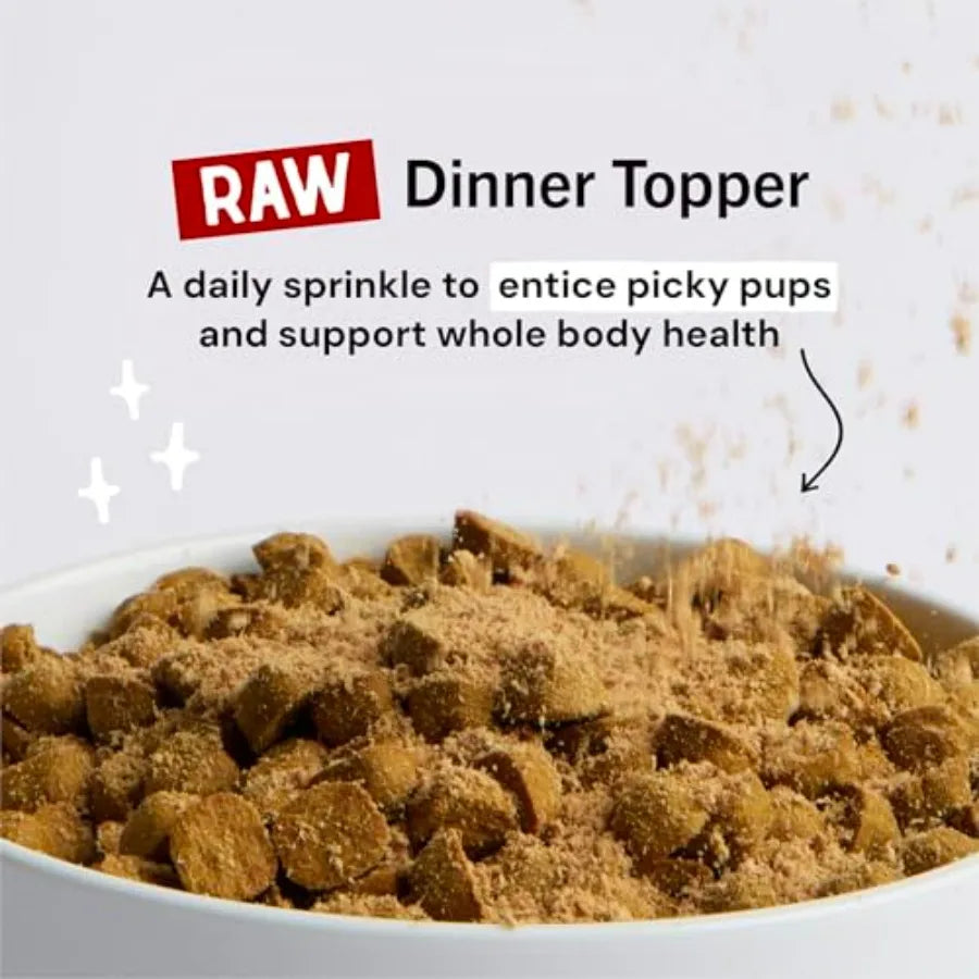 Freeze-Dried Raw Marie's Magical Dinner Dust - - Premium Dog Food Topper with Organic Fruits and Vegetables - Perfect for Picky Dogs