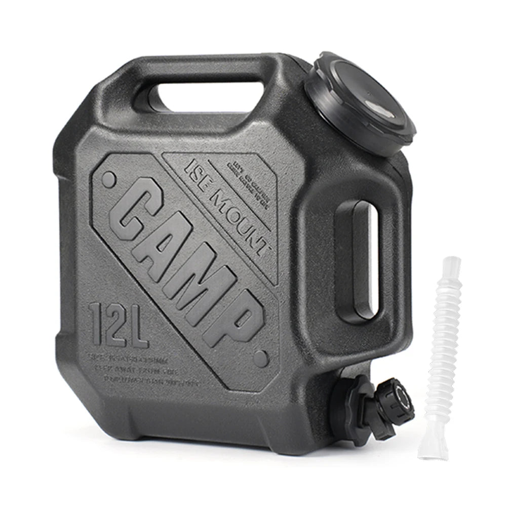 12L Water Storage Container Leak-Proof Portable Water Tank Large Capacity Drinking Water Bucket for Vehicle Car Camping