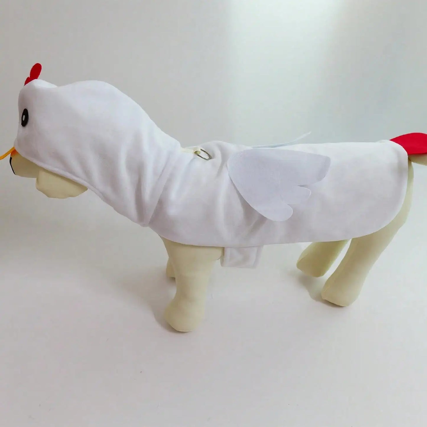 Dog Halloween Costumes Dog Chicken Costume Halloween Pet Clothes For Halloween Pet Party Cosplay White, Large