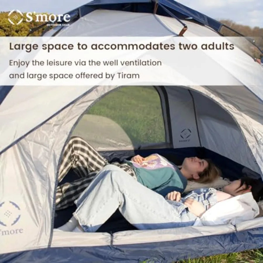 1/2 Person Beach Tent, Lightweight and Easy Set Up Pop up Tent UFP 30+ Quick Portable Sun Shade Shelter for Beach, Picnic, or Backyard