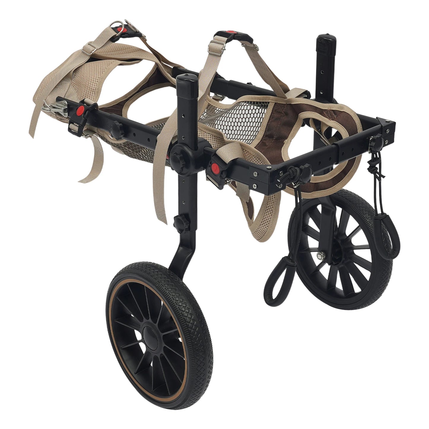Rear Support Dog Wheelchair, XL Size Adjustable Back Legs Wheelchair for Large Dogs, Aluminum Alloy Frame Rehabilitation Cart
