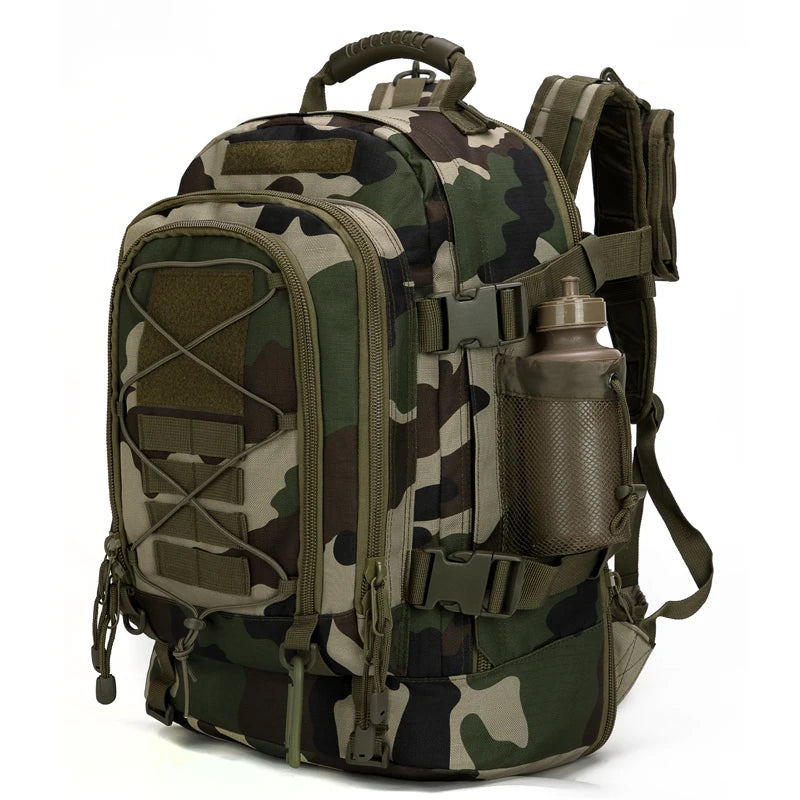 60L Military Tactical Backpack Army Molle Assault Rucksack Outdoor Travel Hiking Rucksacks Camping Hunting Mochila Hombre