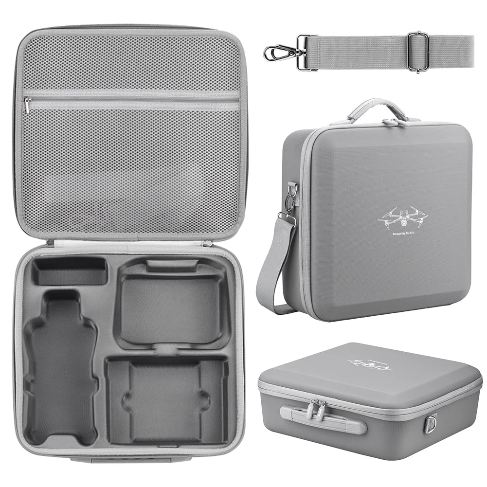 Storage Bag with Shoulder Strap Handheld Carrying Box Portable Shoulder Bag for Air 3/Air 3S Drone Accessories